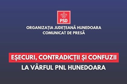esecuri contradictii si confuzii in conducerea pnl hunedoara