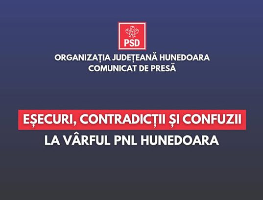 esecuri contradictii si confuzii in conducerea pnl hunedoara