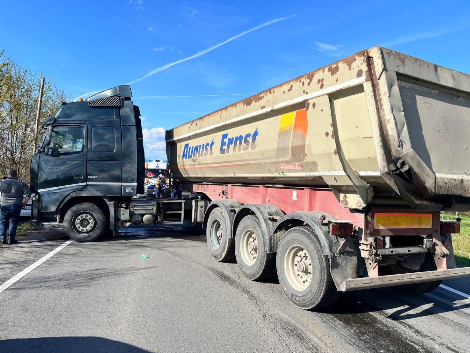 Un alt accident rutier a avut loc pe DN 66 in satul Rusi comuna Bretea Romana la scurt timp dupa cel din localitatea Hasdat