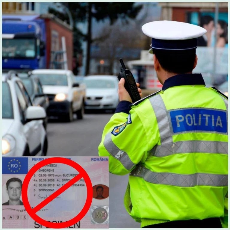 Sofer fara permis prins dupa o urmrire in trafic