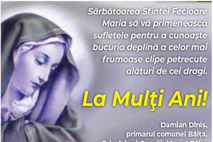 FELICITARE DE SF MARIA