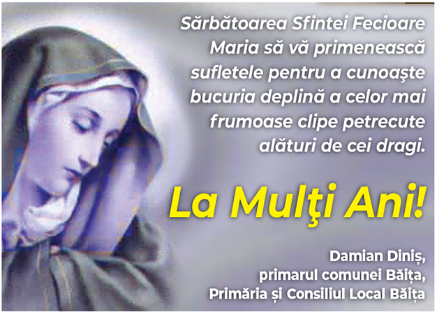FELICITARE DE SF MARIA