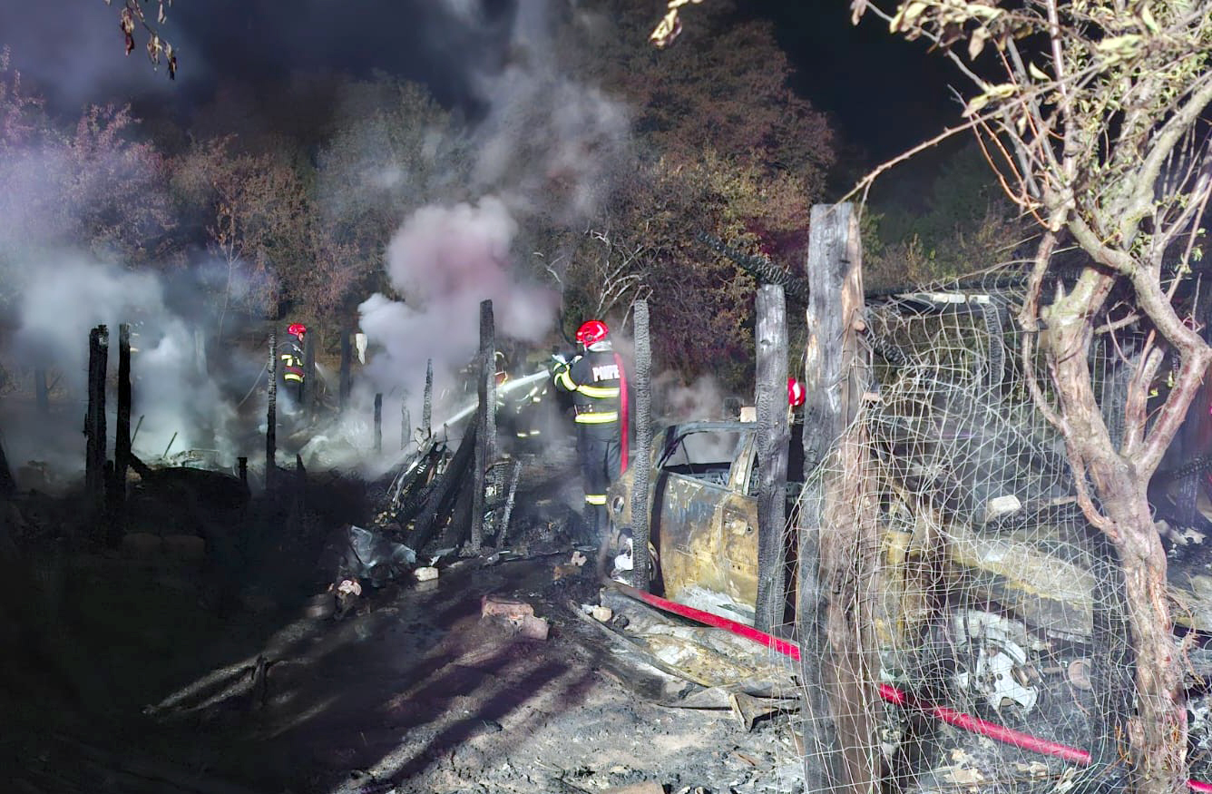Incendiu devastator la Hunedoara