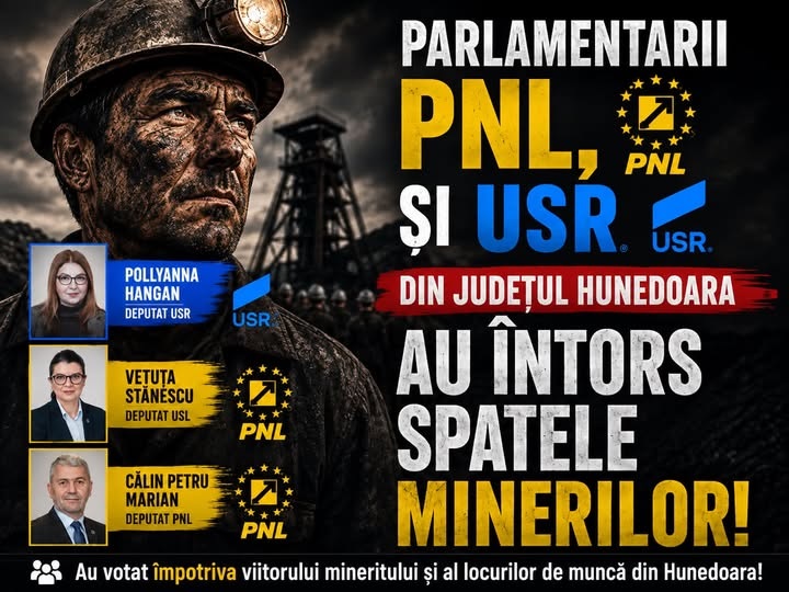 PSD Hunedoara Astazi s a demonstrat cine sustin Hunedoara si cine a tradat minerii