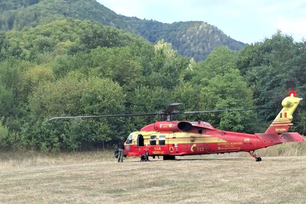 Toate fortele implicate in stingerea incendiului de la Roscani