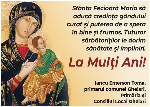 felicitare de sfanta maria