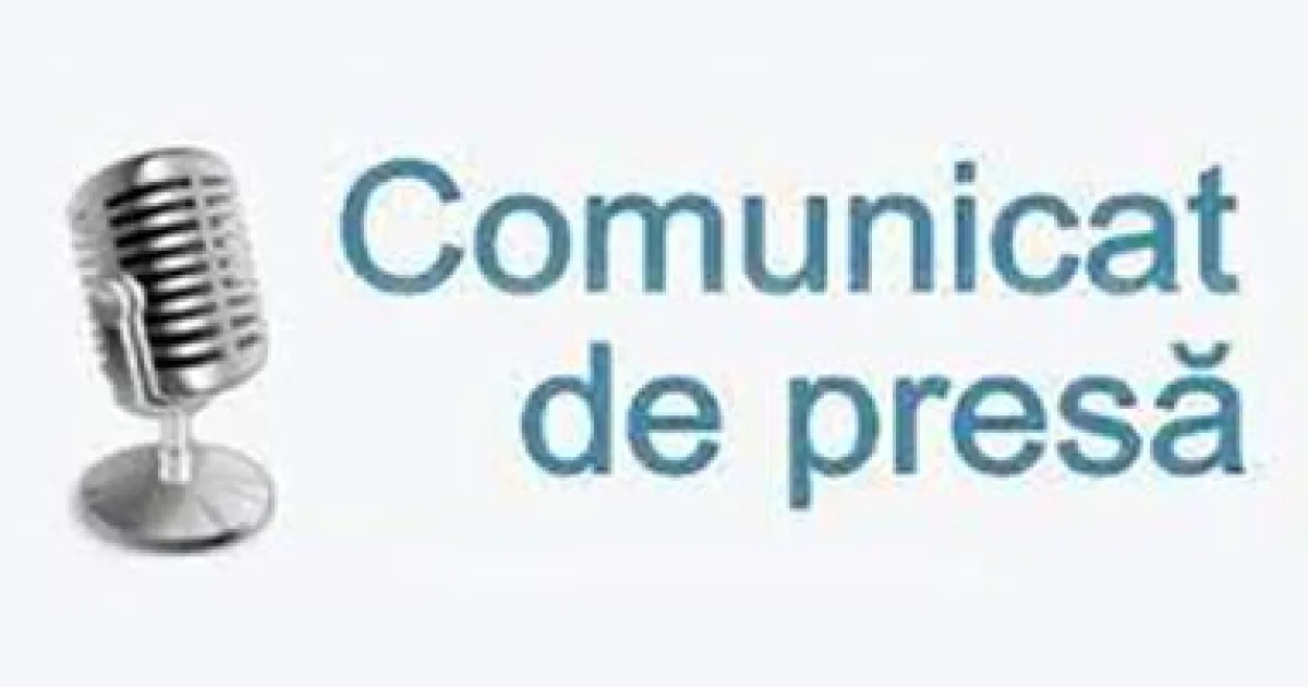 Anunț oficial transmis către mass-media și publicul larg
