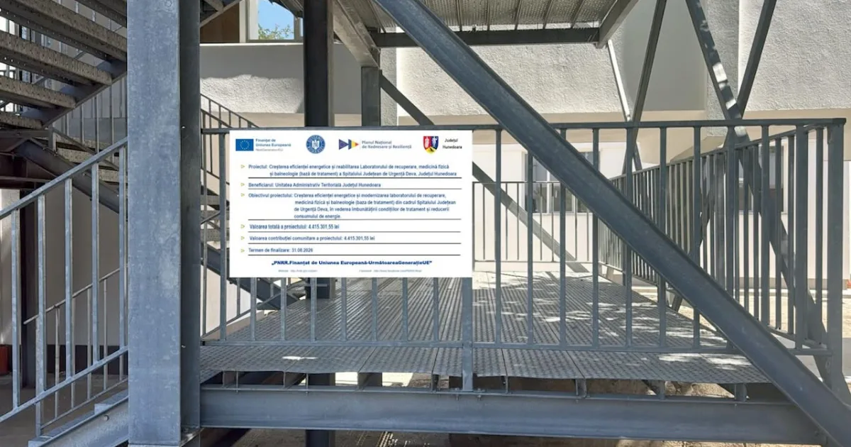 Infuzie de fonduri europene în baza de tratament a spitalului județean