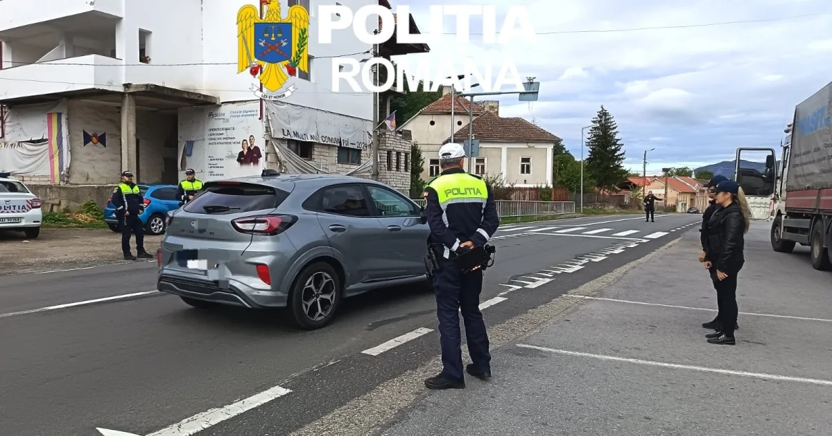 Razie în Hunedoara: sancțiuni și sute de mașini verificate