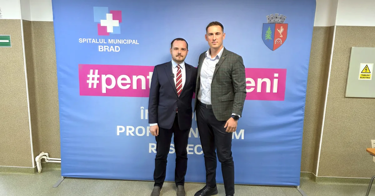 Spitalul Municipal Brad, apreciat de fostul ministru al sănătății