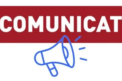 Anunț oficial privind comunicatul transmis de autorități