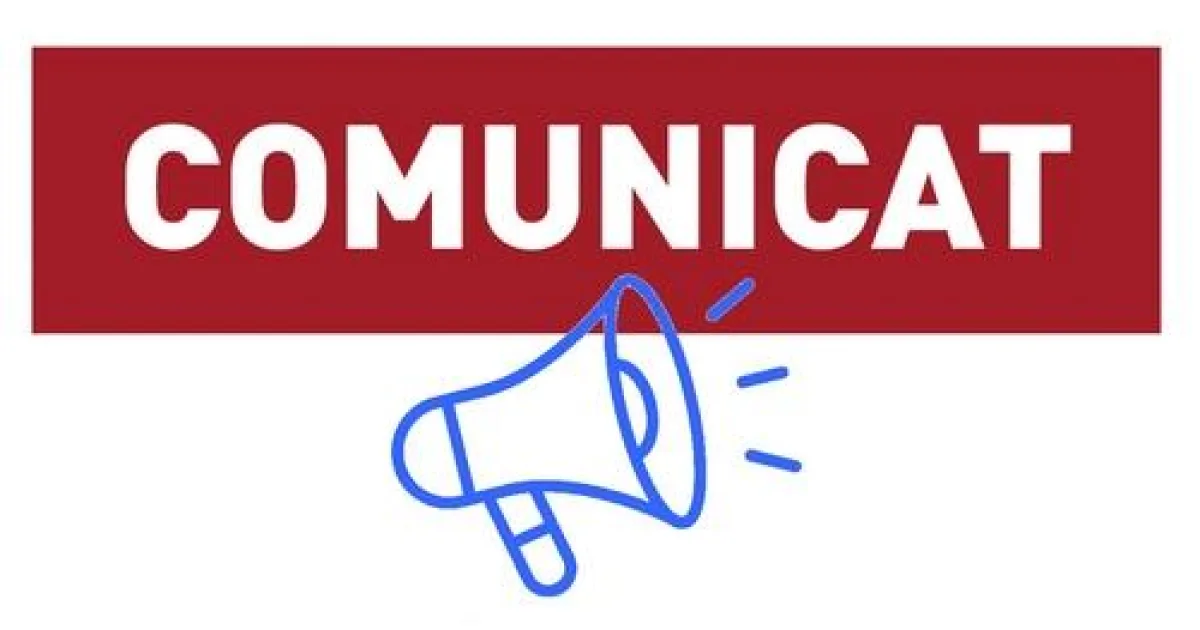 Anunț oficial privind comunicatul transmis de autorități