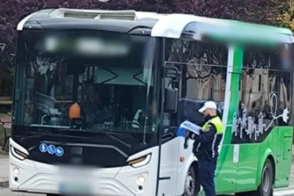 Șofer de autobuz prins băut la volan, dosar penal