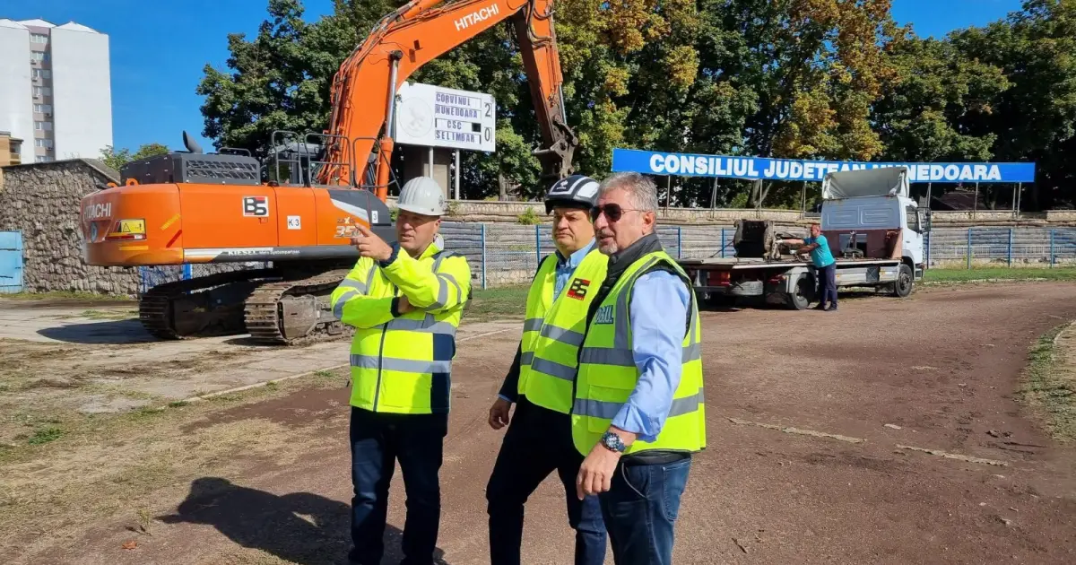Stadionul Corvinul din Hunedoara, demolat. Arenă nouă de 10.000 de locuri în 2027